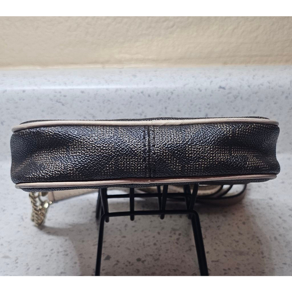 Michael Kors Dark Brown and Tan Crossbody Bag - Picture 2 of 8